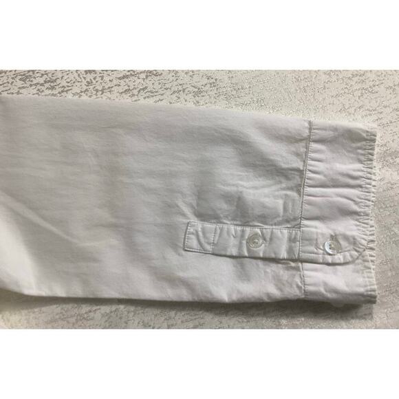 Anthropologie long-sleeved popover shirt cotton V-neck buttoned cuffs size S - Picture 4 of 6